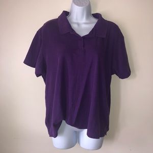 Purple Collared Shirt